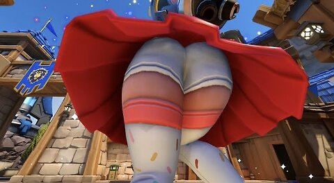 Viewing Sprinkles Mei Thick Big Ass in Game ( Sunny Dance Emote ) Overwatch 2 (18+)
