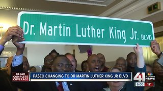 KC Council renames street after Dr. Martin Luther King Jr.