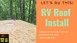 RV Remodel - New RV Roof Installed! What I Learned and Would Do Different - Video 7