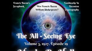 Manly P. Hall, The All Seeing Eye Magazine. Vol 3. Various Articles on Bacon and Shakespeare. 19