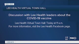Lee Health holds virtual town hall
