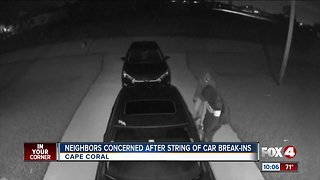 Attempted car burglary caught on camera