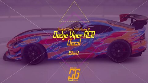 [Asphalt 9 China (A9C/狂野飙车9)] Dodge Viper ACR | Glow Line Pattern Colorful Fire Decal (#Shorts Clip)
