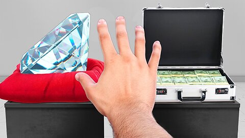 Would You Rather Have A Giant Diamond or $100,000?