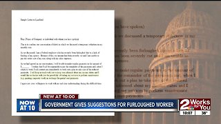 Government gives suggestions for furloughed workers