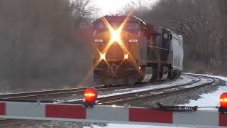 CSX D753 Local Manifest Mixed Freight Train from Lodi, Ohio February 1, 2022