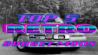 The TOP FIVE, BUDGET, retro mods for the fox body Mustang!