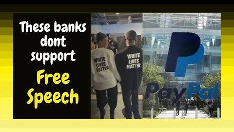 The 1st amendment is at threat as banking institutions show their bias