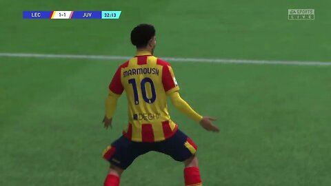 E:245 23-02-04- 33m- Omar Marmoush Beautiful Outside the Box Bender Brace GOAL! Lecce Leads 2-1