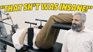 HIS LEGS STARTED SHAKING!😱 *Full Spinal Decompression* | Chiropractic ASMR| Dr Boris Nektalov