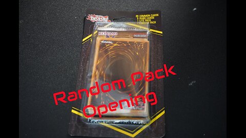 Yu-Gi-Oh! Random Blister Pack Opening 1