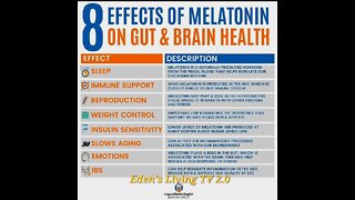 8 affects Melatonin has on the Brain and Gut