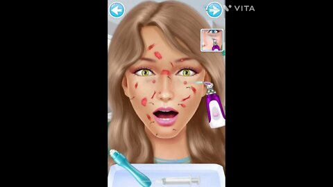 ASMR removal skin care Spa facial make-up। animation skin care #ASMR #skincare