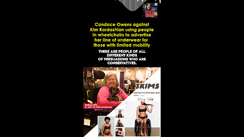 Candace Owens Against Disabled Underwear Models