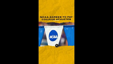 🚨Breaking News: @ncaa agrees to pay college athletes