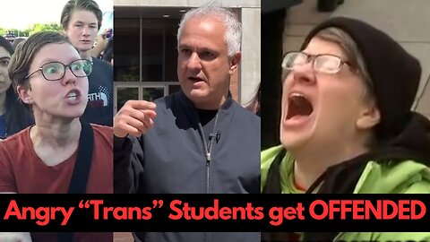 ANGRY STUDENTS confront Man at Portland State because they don't like freedom of speech?