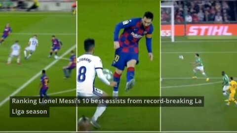 Barcelona: Ranking Lionel Messi's 10 best assists from record-breaking La Liga season