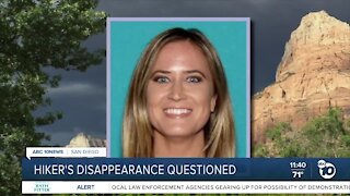 Investigators look into hiker's disappearance