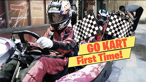 My First GO KART experience with my brother! Go Karting fun (Kids indoor Karting)