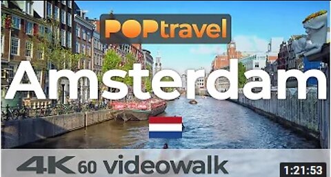 Walking in AMSTERDAM / Netherlands 🇳🇱- 4K 60fps