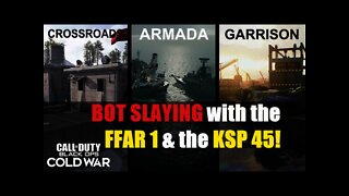 BOT SLAYING with the FFAR 1 & KSP 45 (Call of Duty: Black Ops Cold War)