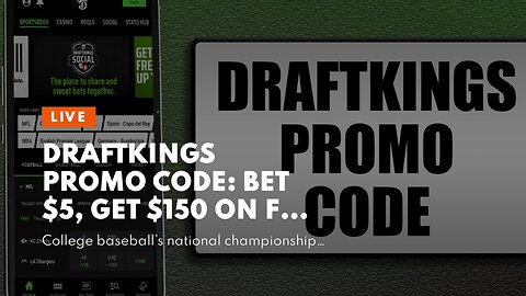 DraftKings Promo Code: Bet $5, Get $150 on for Game 3 of the College Baseball World Series
