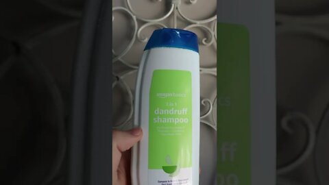 amazon basics green apple dandruff shampoo quick review