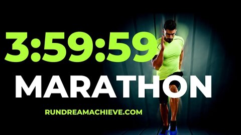 How Do I Pace a 4 Hour Marathon and Earn a 3:59:59 Time
