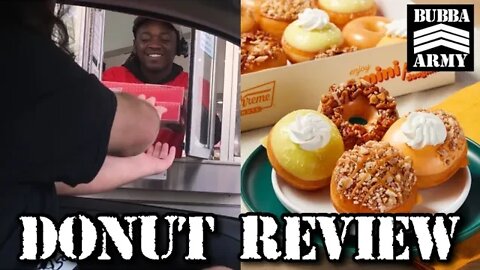 Reviewing Krispy Kreme's NEW Mini Pie Donuts! - #TheBubbaArmy