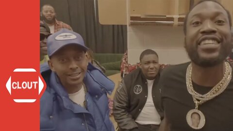 Meek Mill Drops Freestyle Backstage With E.Ness, Mike Knox & Gillie Da King!