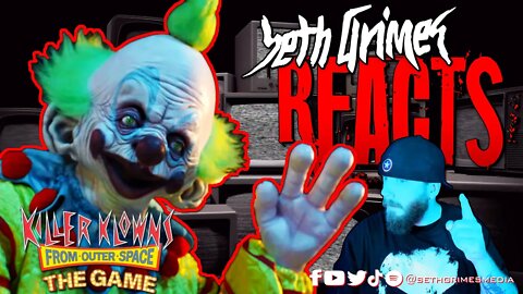 Killer Klowns From Outer Space The Game Official Trailer REACTION | #killerklownsfromouterspace