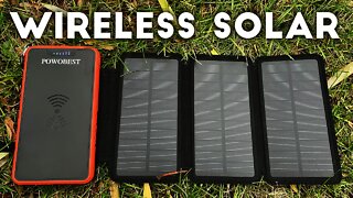 Solar Powered Wireless Charger Power Bank