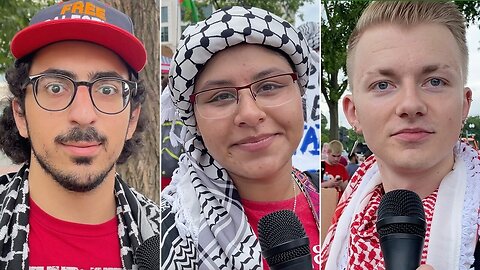 Anti-Israel Protesters Reveal Their Hopes For Gaza, Feelings Toward Kamala Harris