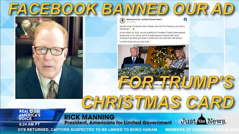 Facebook Banned Our Ad For Trump's Christmas Card