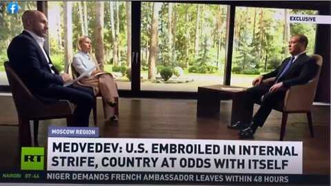 Fmr President Medvedev, Chairman of the Security Council of Russia: US in conflict with itself, 88 million voted for Trump, Civil War Possible