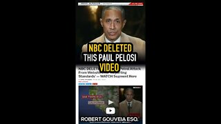 NBC DELETED This Paul Pelosi Video #shorts