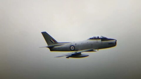 Sabre Jet Fly By At Sale Airshow
