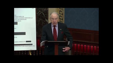 Grassley Discusses Investigation Into Biden Family Foreign Financial Entanglements - Part 1