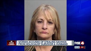 Woman steals from holocaust survivor in Florida