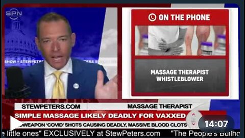 Massage Therapist Blows Whistle: Bioweapon Shots Causing Massive Deadly Blood Clots