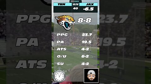 NFL 60 Second Predictions - Titans v Jaguars