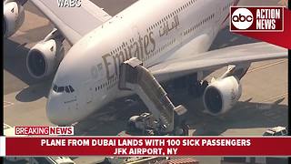 Plane from Dubai lands at JFK with ill passengers