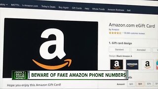 Beware of fake Amazon phone numbers