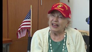 U.S. Marine veteran celebrates 99th birthday in Las Vegas