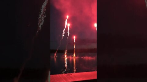 Fireworks + water = WOW!!!! This is so cool #fireworks