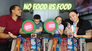 NO FOOD VS FOOD CHALLENGE