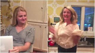 Mom goes crazy when she finds out her daughter got in to NYU Film School