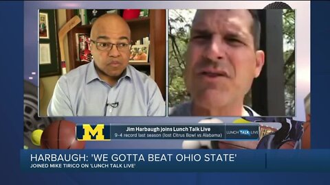Jim Harbaugh's goals remain the same - Michigan must beat Ohio State