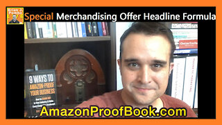 Special Merchandising Offer Headline Formula