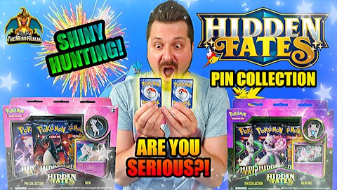 Hidden Fates Pin Collection Set 2 | Shiny Hunting | Pokemon Cards Opening